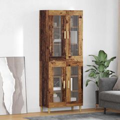 Highboard Παλιό Ξύλο 69,5 x 34 x 180 εκ. Επεξεργασμένο ξύλο 3415753