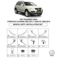 Βάσεις Πλαινών Σκαλοπατιών (Dma) Για Porsche Cayenne 2003-2010 Suv 9Pa