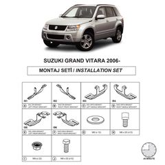 Βάσεις Πλαινών Σκαλοπατιών (Dma) Για Suzuki Grand Vitara 2006-2015 Suv Jt