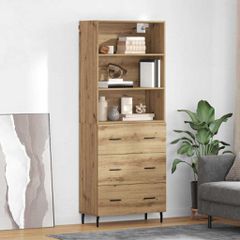 Highboard με συρτάρι Artisan Oak 69,5 x 34 x 180 εκ. 3415845