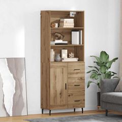 Highboard με συρτάρι Artisan Oak 69,5 x 34 x 180 εκ. 3415915