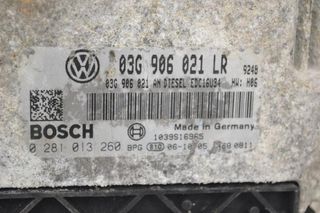 Εγκέφαλος Volkswagen Passat / Touran 1.9 TDI 2001-2010 BOSCH 03G906021LR 03G906021 0281013260 1039S16965 (Seat / Audi / Skoda)-thumb-1