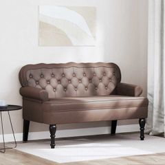 Καναπές Chesterfield Καφέ 119,5 x 64,5 x 75 εκ. Τεχνητό Δέρμα 42019296