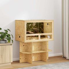 Terrarium Καφέ 80 x 50 x 50 εκ OSB 876729