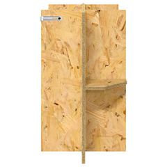 Βάση Terrarium με ράφι Καφέ 60 x 30 x 50 εκ. OSB 876741-thumb-5