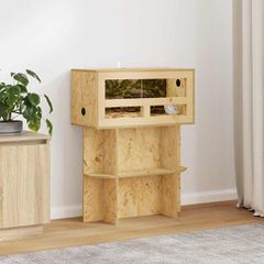 Βάση Terrarium με ράφι Καφέ 60 x 30 x 50 εκ. OSB 876741