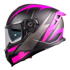 Κράνος Μηχανής Full Face Pilot Corsair SV FF Sport ECE 22.06 μαύρο/ροζ ματτ (περιλαμβάνει Pinlock 30)