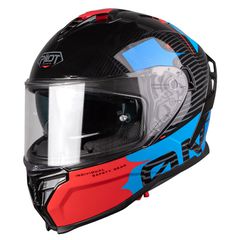 Κράνος Μηχανής Full Face Pilot Corsair SV On ECE 22.06 μαύρο/μπλε/κόκκινο gloss (περιλαμβάνει Pinlock 30)