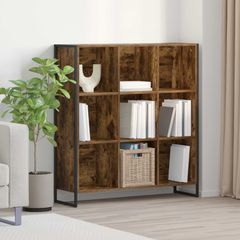 Βιβλιοθήκη Καπνιστό Δρύς 99.5 x 30 x 108.5 εκ 886524