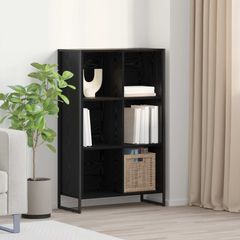 Βιβλιοθήκη Μαύρη Οξυά 99.5 x 30 x 108.5 εκ Επεξεργασμένο ξύλο 886534
