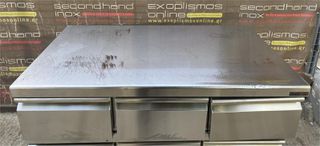 Συρτάρι Καφέ Ανοξείδωτο Τριπλό 120x70x28Cm - Μεταχειρισμένο.