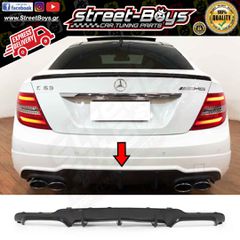 SPOILER [C63 TYPE] ΔΙΑΧΥΤΗΣ ΠΙΣΩ ΠΡΟΦΥΛΑΚΤΗΡΑ MERCEDES BENZ W204 C204 AMG FACELIFT (2011-2014) | Street Boys - Car Tuning Shop |