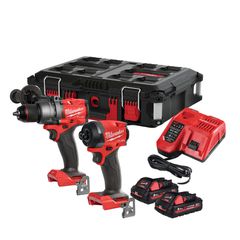 MILWAUKEE M18 FPP2A3-302P PACKOUT POWERPACK LIMITED EDITION ΣΕΤ ΚΡΟΥΣΤΙΚΟ ΔΡΑΠΑΝΟΚΑΤΣΑΒΙΔΟ + ΠΑΛΜΙΚΟ ΚΑΤΣΑΒΙΔΙ 1/4'' HEX ( 4933499431 )