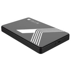 Techly I-CASE USB3-SL25TY Εξωτερικό κουτί USB3.0 για SATA 2.5 "HDD / SSD Black