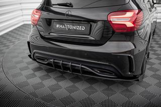 Street Pro Πίσω Πλευρικοί Splitters + Flaps Mercedes-Benz A AMG-Line W176 Facelift