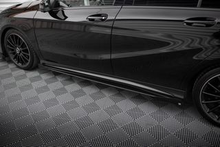 Street Pro Πλευρικοί Skirts Diffusers + Flaps Mercedes-Benz A AMG-Line W176 Facelift-thumb-2