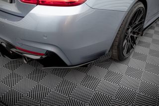 Street Pro Πίσω Πλευρικοί Splitters + Flaps BMW 435i Coupe M-Pack F32