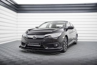 Street Pro Πρόσθιο Splitter + Flaps Honda Civic Sedan Mk10