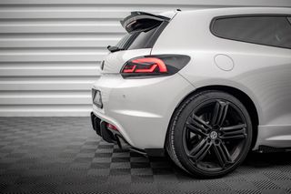 Street Pro Πίσω Πλευρικοί Splitters + Flaps Volkswagen Scirocco R Mk3