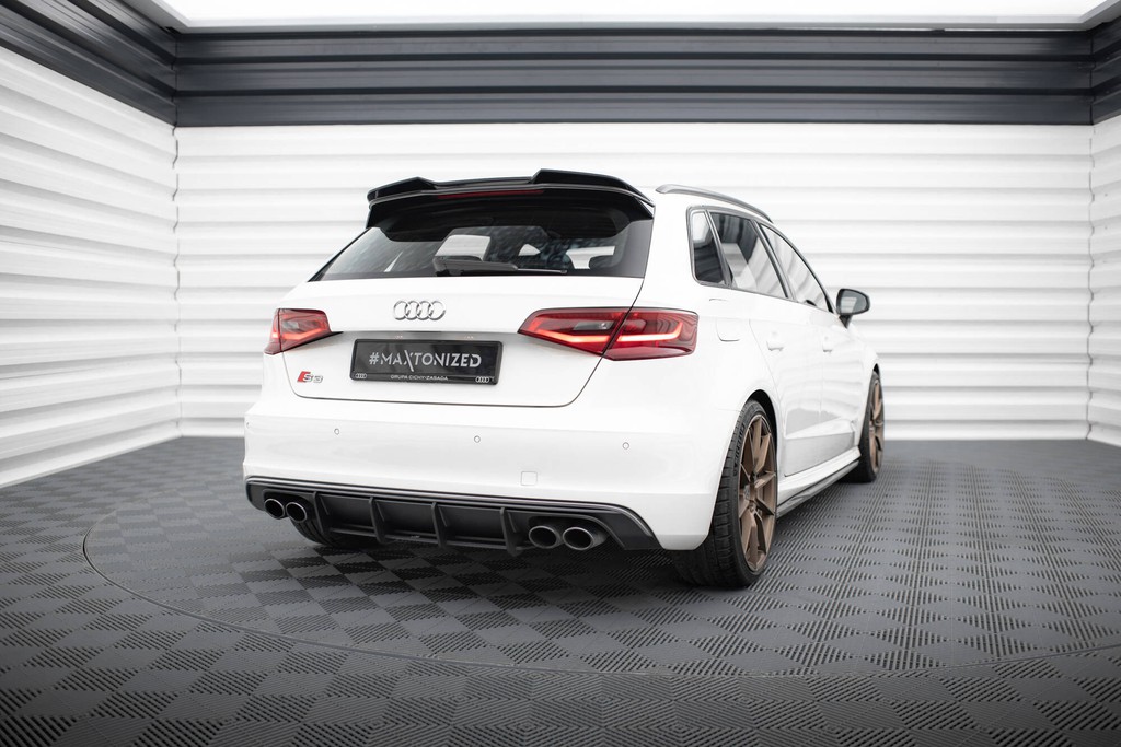 Street Pro Πίσω Diffuser Audi S3 Sportback / Hatchback 8V