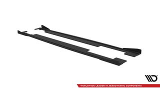 Street Pro Side Skirts Diffusers + Flaps Audi A7 RS7 Look C7-thumb-4