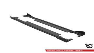 Street Pro Side Skirts Diffusers + Flaps Audi A7 RS7 Look C7-thumb-6