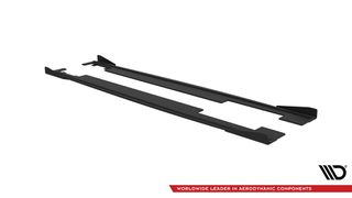 Street Pro Side Skirts Diffusers + Flaps Audi A7 RS7 Look C7-thumb-5
