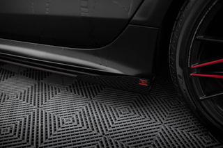 Street Pro Side Skirts Diffusers + Flaps Audi A7 RS7 Look C7-thumb-3