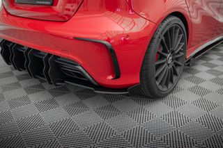 Street Pro Πίσω Πλευρικοί Splitters + Flaps Mercedes-Benz A 45 AMG W176 Facelift