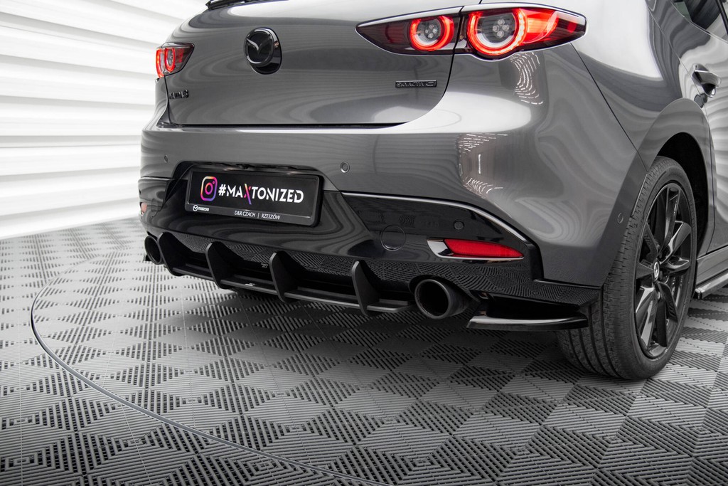 Street Pro Οπίσθιο Diffuser Mazda 3 Mk4