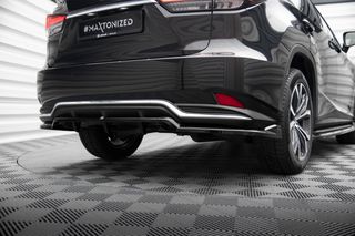 Πίσω splitter (με κατακόρυφες ράβδους) Lexus RX F-Sport Mk4 Facelift