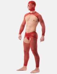 Barcode Berlin Fishnet Sleeves Poggio Red-thumb-1