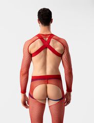 Barcode Berlin Fishnet Sleeves Poggio Red-thumb-3