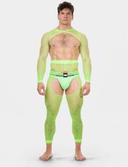 Barcode Berlin Fishnet Sleeves Poggio Neongreen-thumb-3