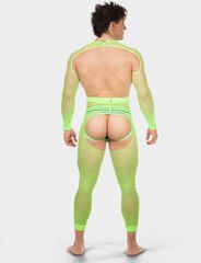 Barcode Berlin Fishnet Sleeves Poggio Neongreen-thumb-1
