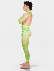Barcode Berlin Fishnet Sleeves Poggio Neongreen-thumb-5