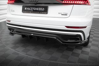 Πίσω Splitter (με κατακόρυφες ράβδους) Audi Q8 S-Line Mk1