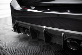 Prepreg Carbon Fiber Rear Diffuser BMW M2 G87-thumb-2