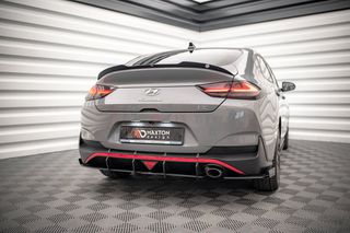 Street Pro Πίσω Πλευρικά Splitters + Flaps Hyundai I30 Fastback N-Line Mk3 Facelift