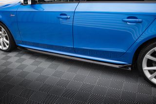 Side Skirts Diffusers V.4 Audi A4 / A4 S-Line / S4 B8-thumb-2