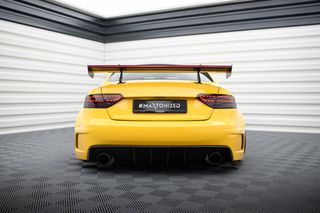 Αεροτομή Carbon Με Άνω Στηρίγματα + LED Audi A5 Coupe 8T-thumb-14