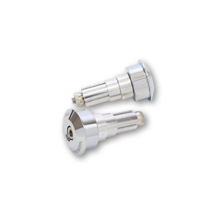 Highsider Pro Dot Bar End Weights, Chrome