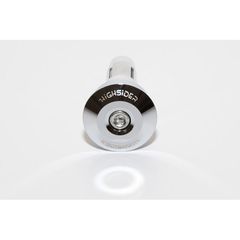 Highsider Pro Dot Bar End Weights, Chrome-thumb-1