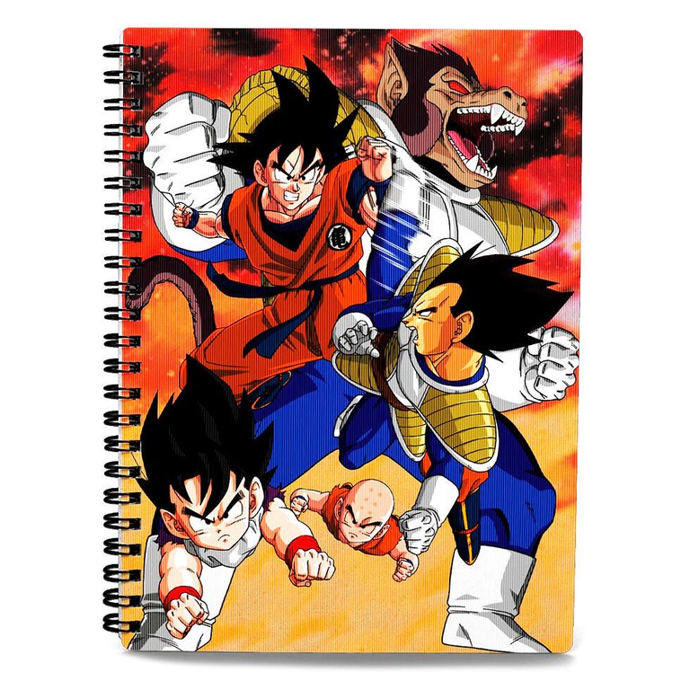 Dragon Ball Z Goku vs Vegeta A2 notebook
