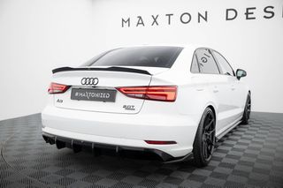 Πίσω Αεροτομή Audi A3 Sedan 8V Facelift (Έκδοση με διπλές εξάτμιση από τη μία πλευρά)