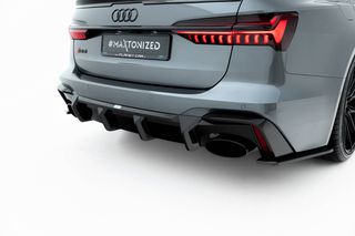 Prepreg Carbon Fiber Πίσω Diffuser Audi RS7 C8 (έκδοση με ρυμουλκούμενο)