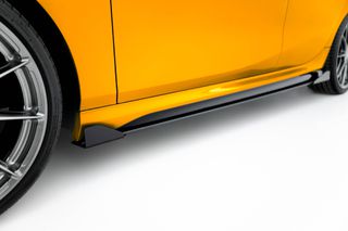 Street Pro Πλαϊνά Μαρσπιέ Diffusers + Flaps BMW M135i F70 - Black + Gloss Flaps