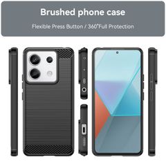 Carbon Case for Xiaomi Redmi Note 13 5G - black-thumb-1