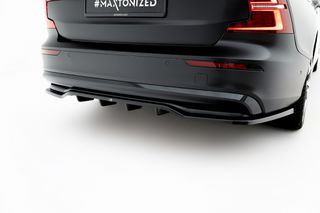 Πίσω Splitter (με κατακόρυφες ράβδους) Volvo S60/V60 R-Design Mk3