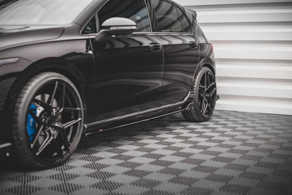 Πλαϊνά μαρσπιέ Diffusers V.2 + Flaps Volkswagen Golf R Mk8 Facelift